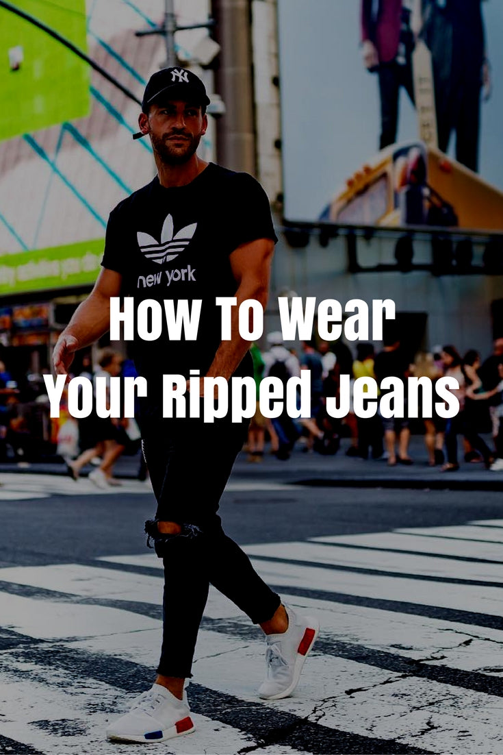 Ripped jeans looks for men
