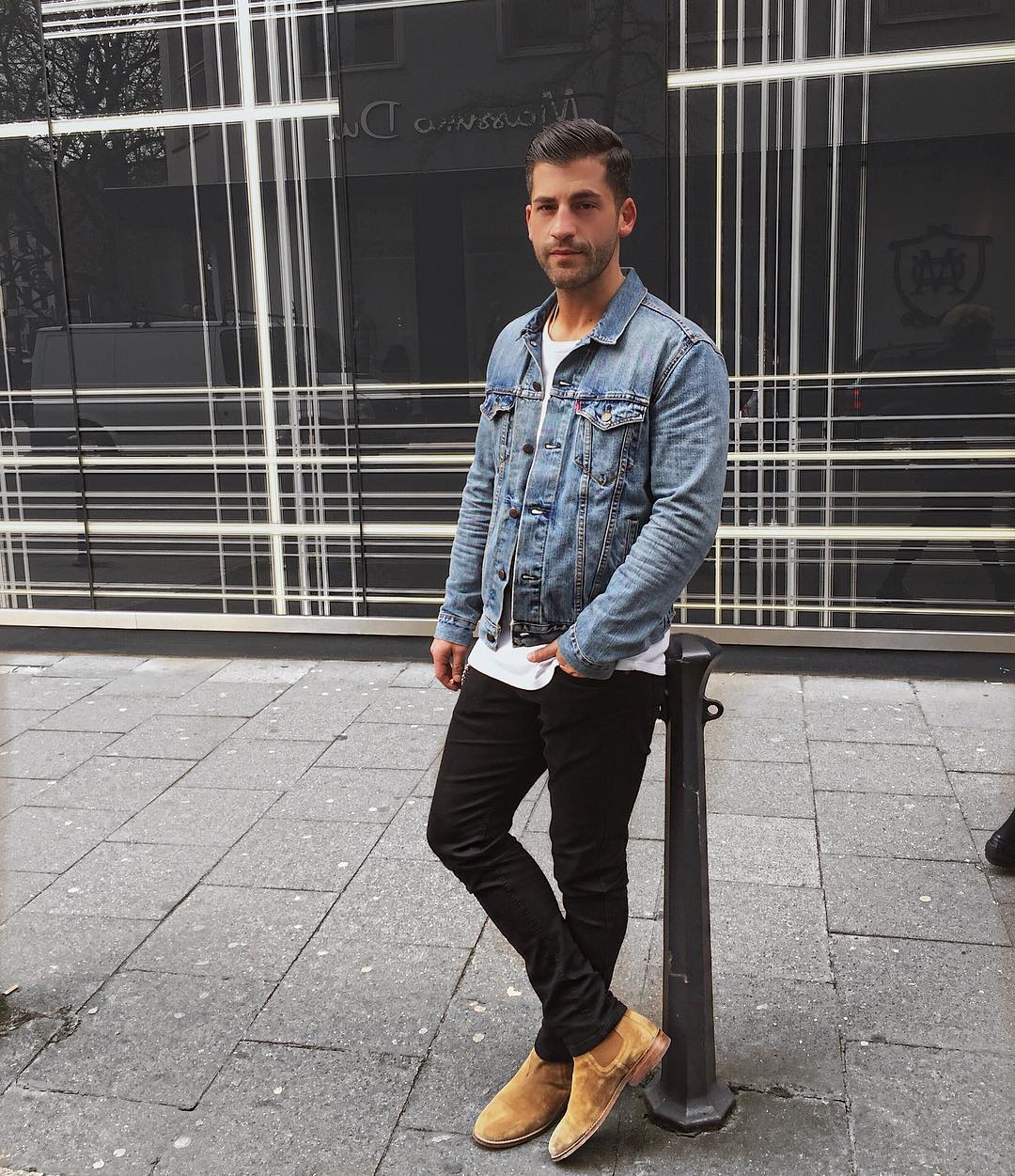 5 Denim Jacket Outfits For Men #denimjacket #outfits #mensfashion