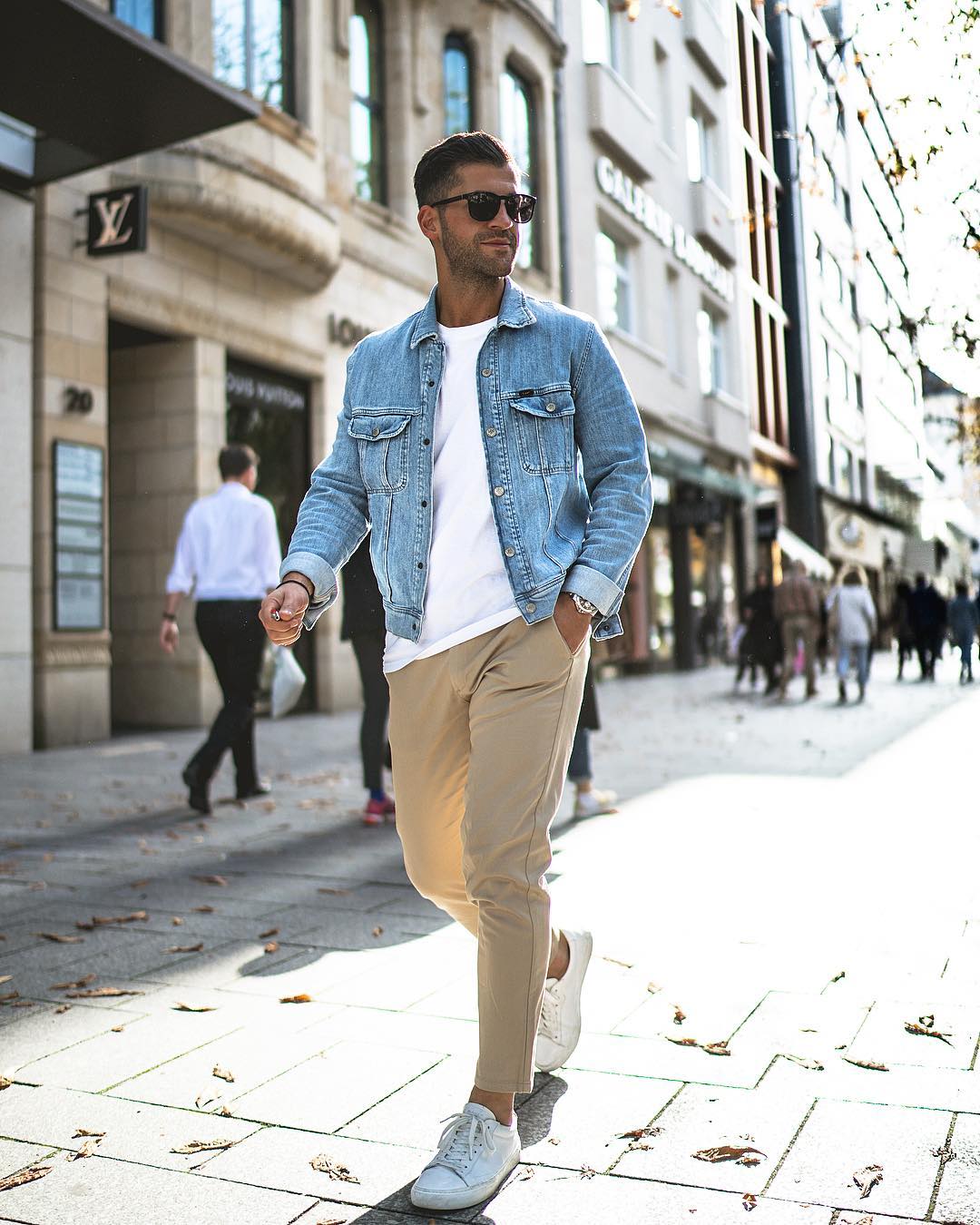 5 Denim Jacket Outfits For Men #denimjacket #outfits #mensfashion