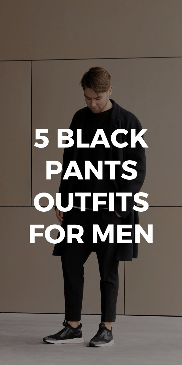Love wearing black pants? Then you are going to want to see these amazing black pants outfits. #black #pants #mens #fashion #minimalist #street #style