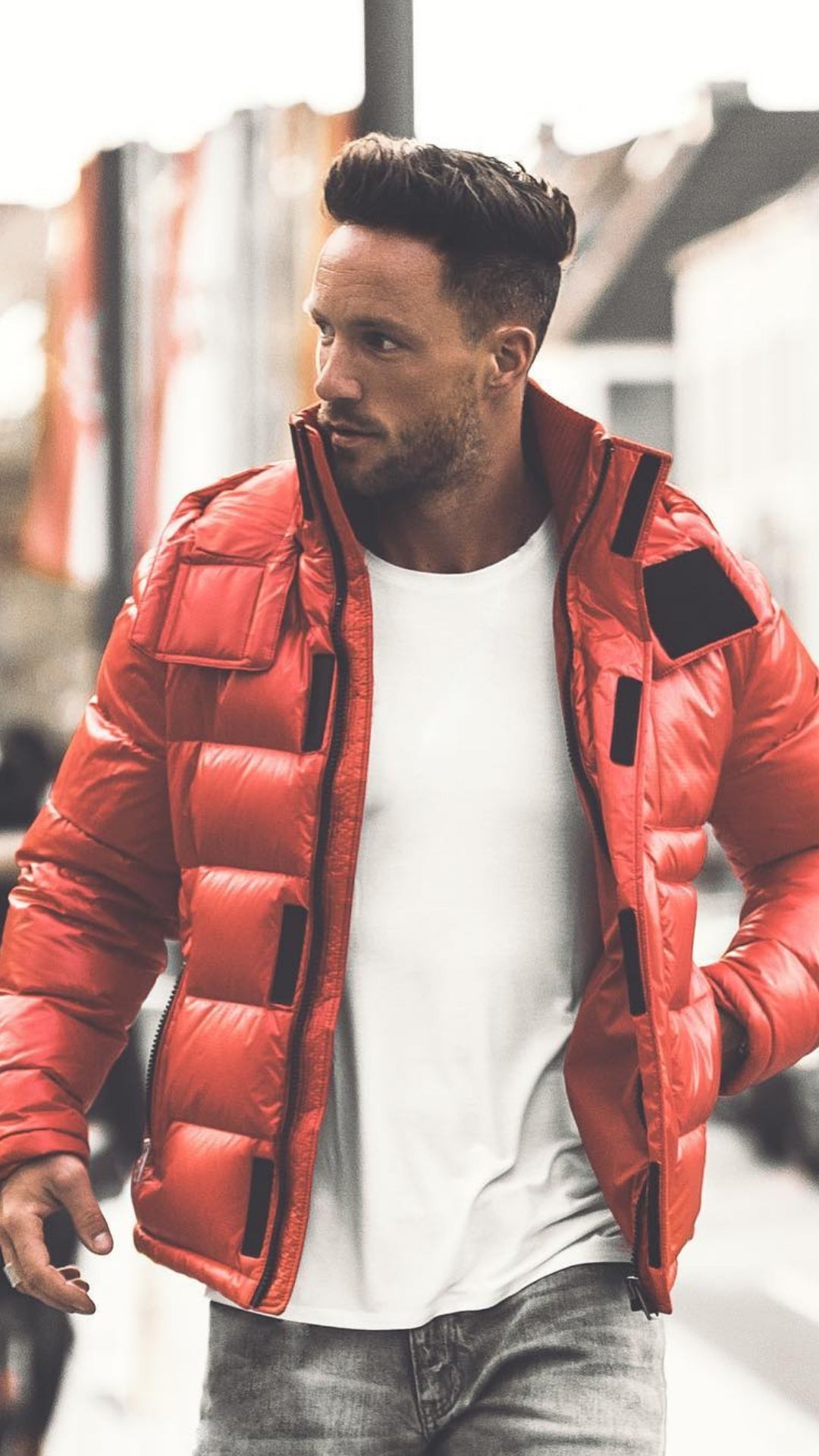 5 Cool winter outfits for men. #winterfashion #fallfashion #mensfashion #streetstyle