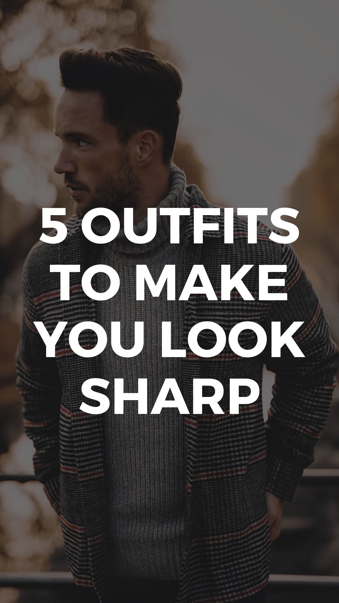 5 Cool winter outfits for men. #winterfashion #fallfashion #mensfashion #streetstyle