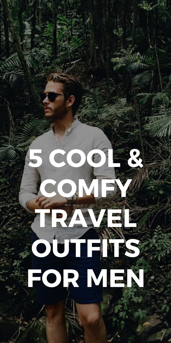 Looking for some amazing summer travel outfits for men? Look no further. We've curated 5 amazing travel outfits to help you look good. #travel #outfits #street #style #mens #fashion