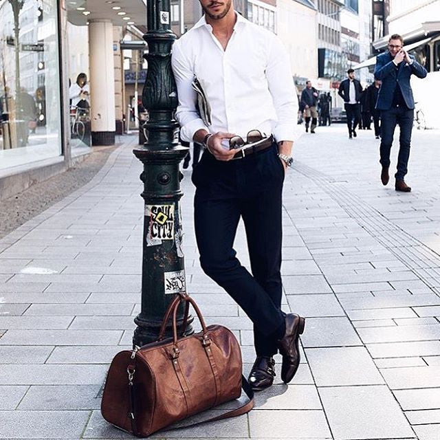 black and white outfit formual