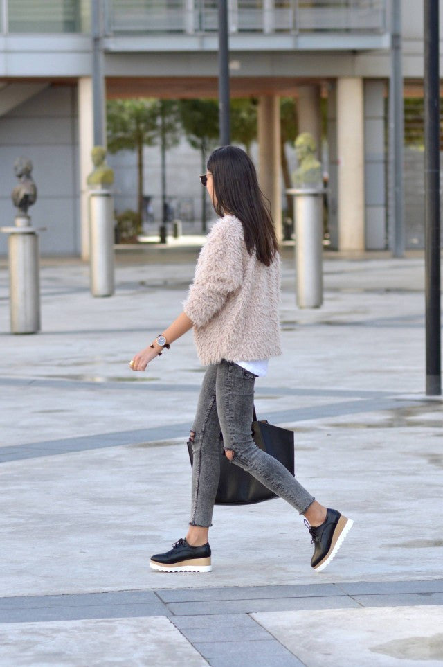 blush pink outfit for women