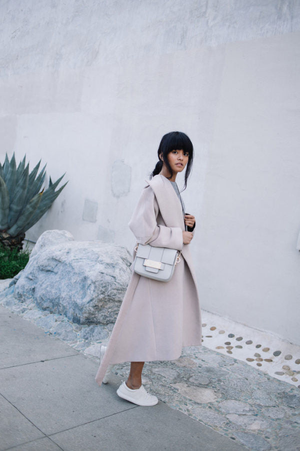 blush pink outfit for women