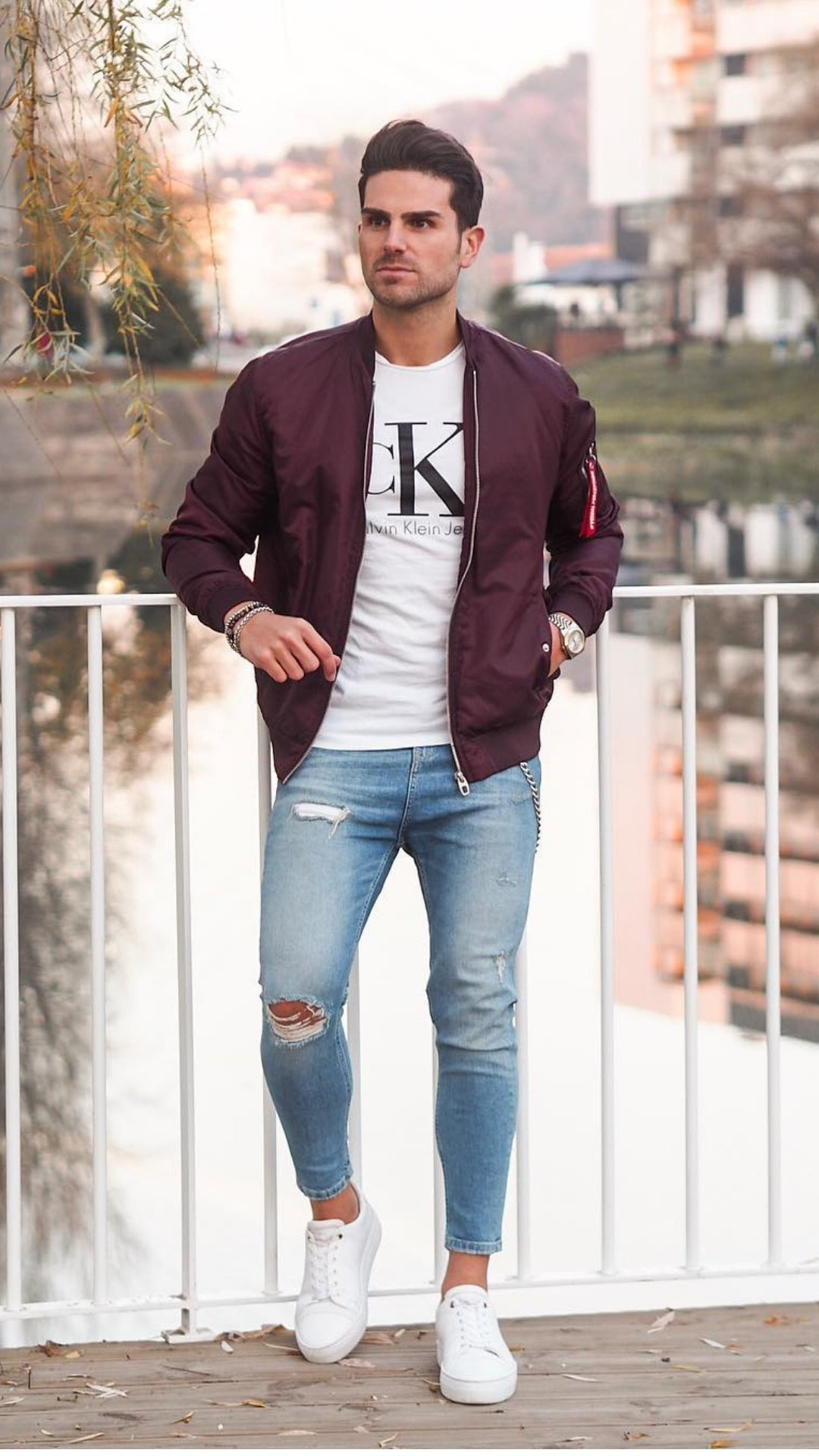 Bomber jackets for men. #bomber #jackets #mensfashion 