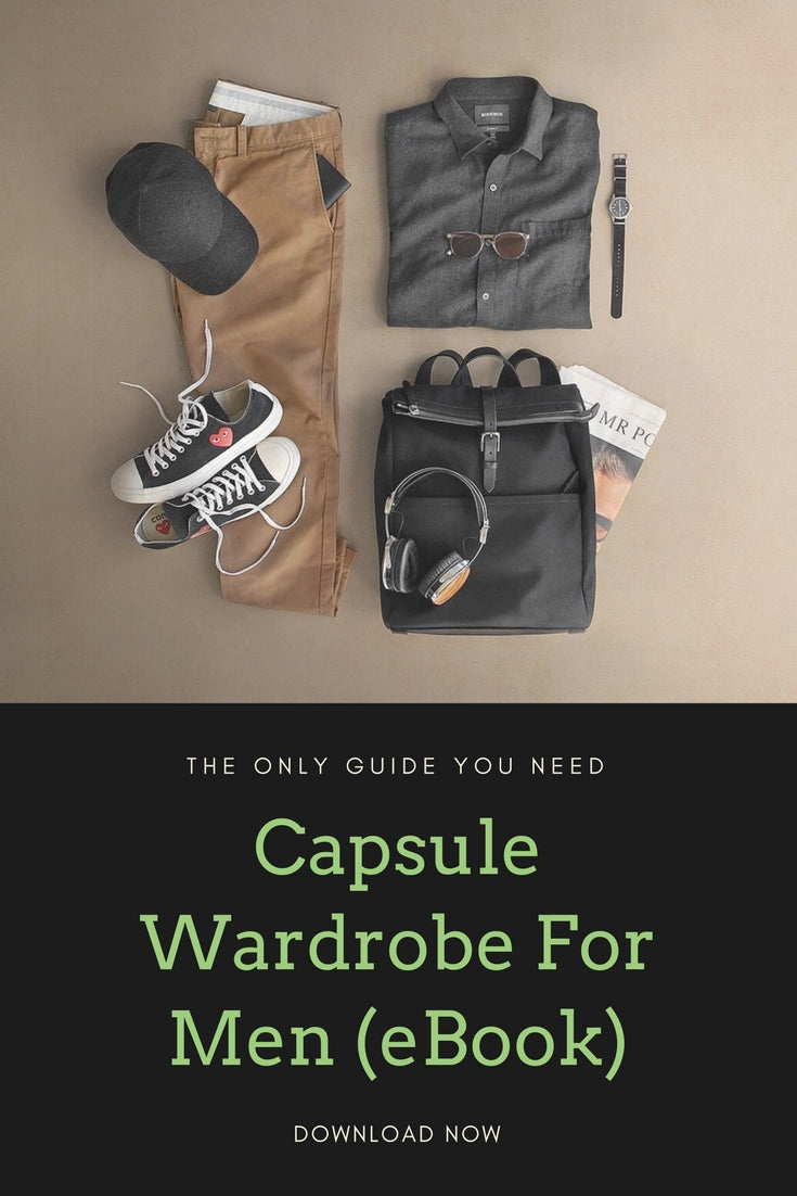 Capsule Wardrobe For Men (eBook) #capsulewardrobe #mensfashion #fashion