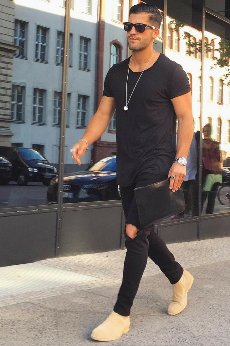 Ripped jeans looks for men