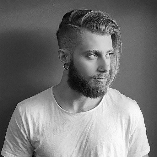 Long undercut hairstyles for men 2018