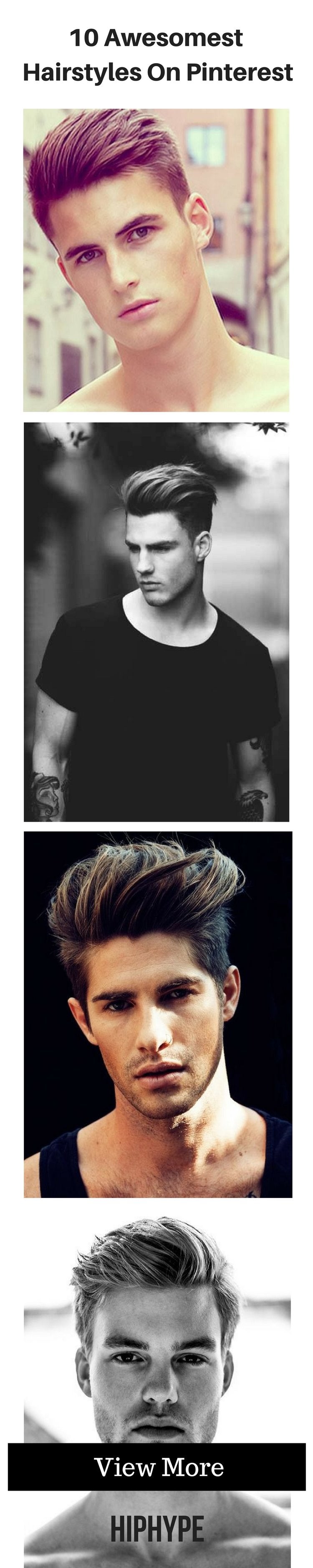 Trending men's hairstyles on Pinterest 