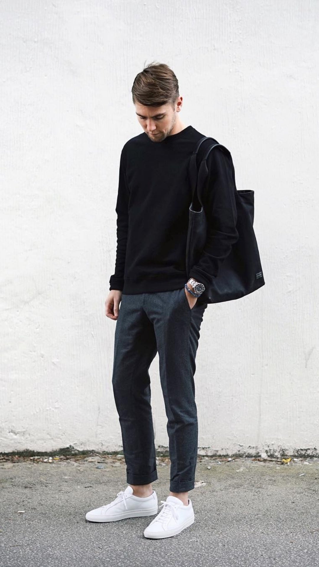 5 Minimal outfits for men #minimal #streetstyle #mensfashion