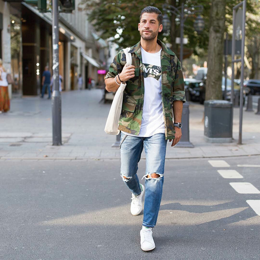 how to wear ripped jeans for men 