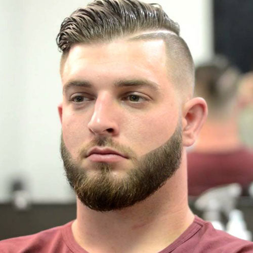 Undercut comb over haircut for men 2018