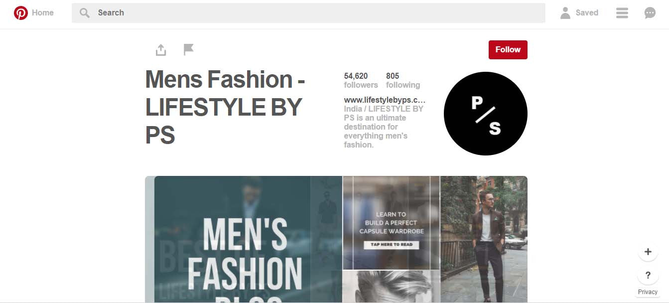 LIFESTYLE BY PS Pinterest 