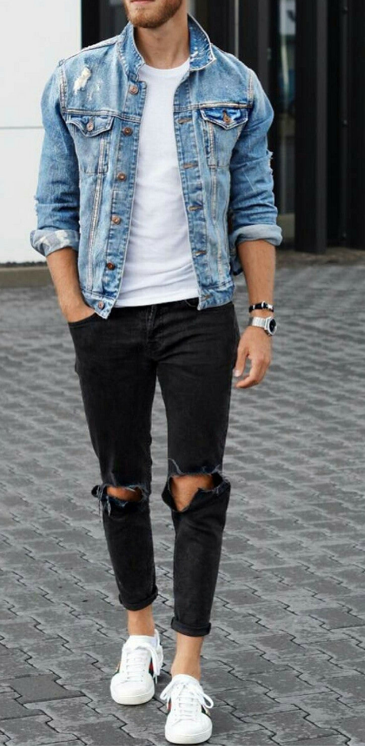 white sneakers outfit ideas for men, how to wear white sneakers for men 