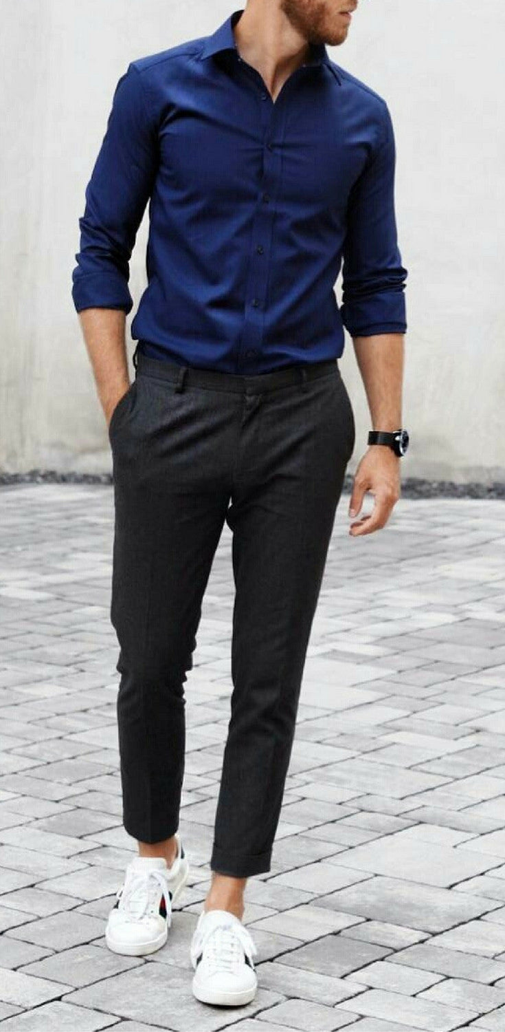 white sneakers outfit ideas for men, how to wear white sneakers for men 
