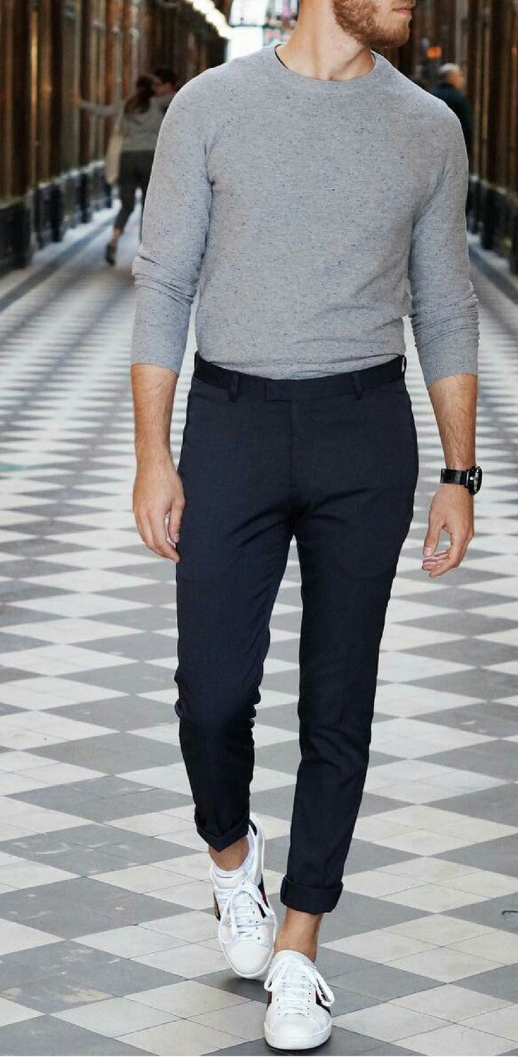 white sneakers outfit ideas for men, how to wear white sneakers for men 