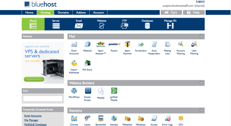 bluehost 