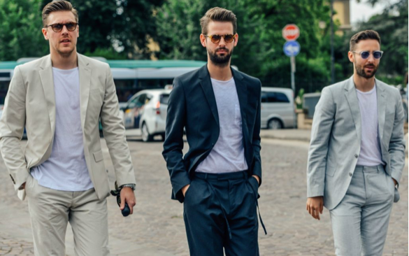 blazer and tshirt looks for men 