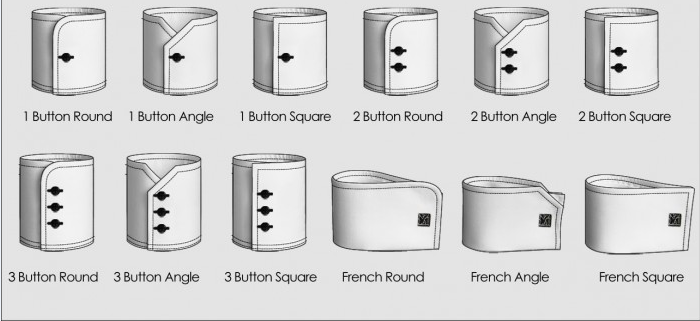 Shirt cuff styles 